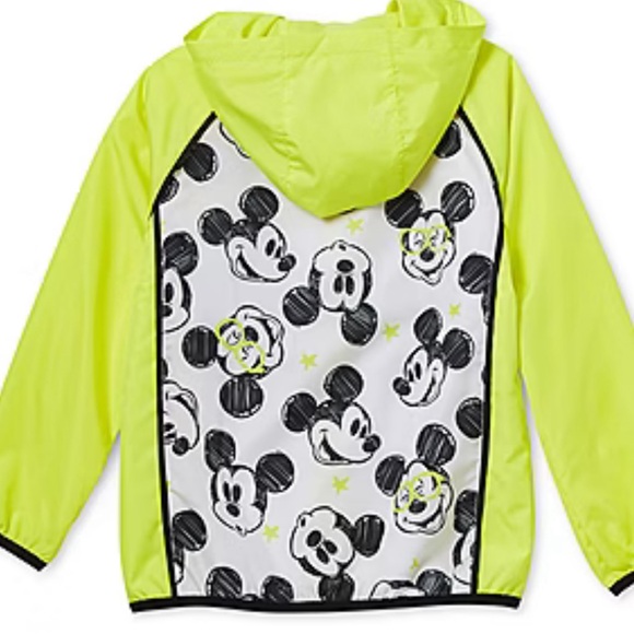 Disney Collection Boys Water Resistant Mickey Mouse Lightweight Raincoat, Sz. 4 - Picture 2 of 8